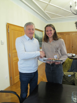 sprejem Iris Breganski